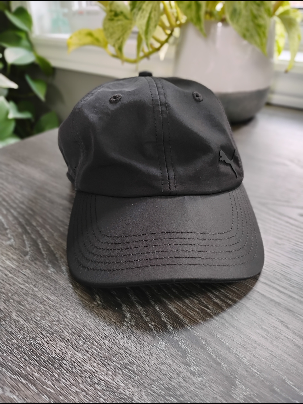 Puma Black Minimal Logo Baseball Cap